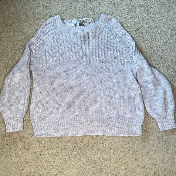 Maurices Bow Back Sweater, Lilac, XXL NWOT - Picture 3 of 8